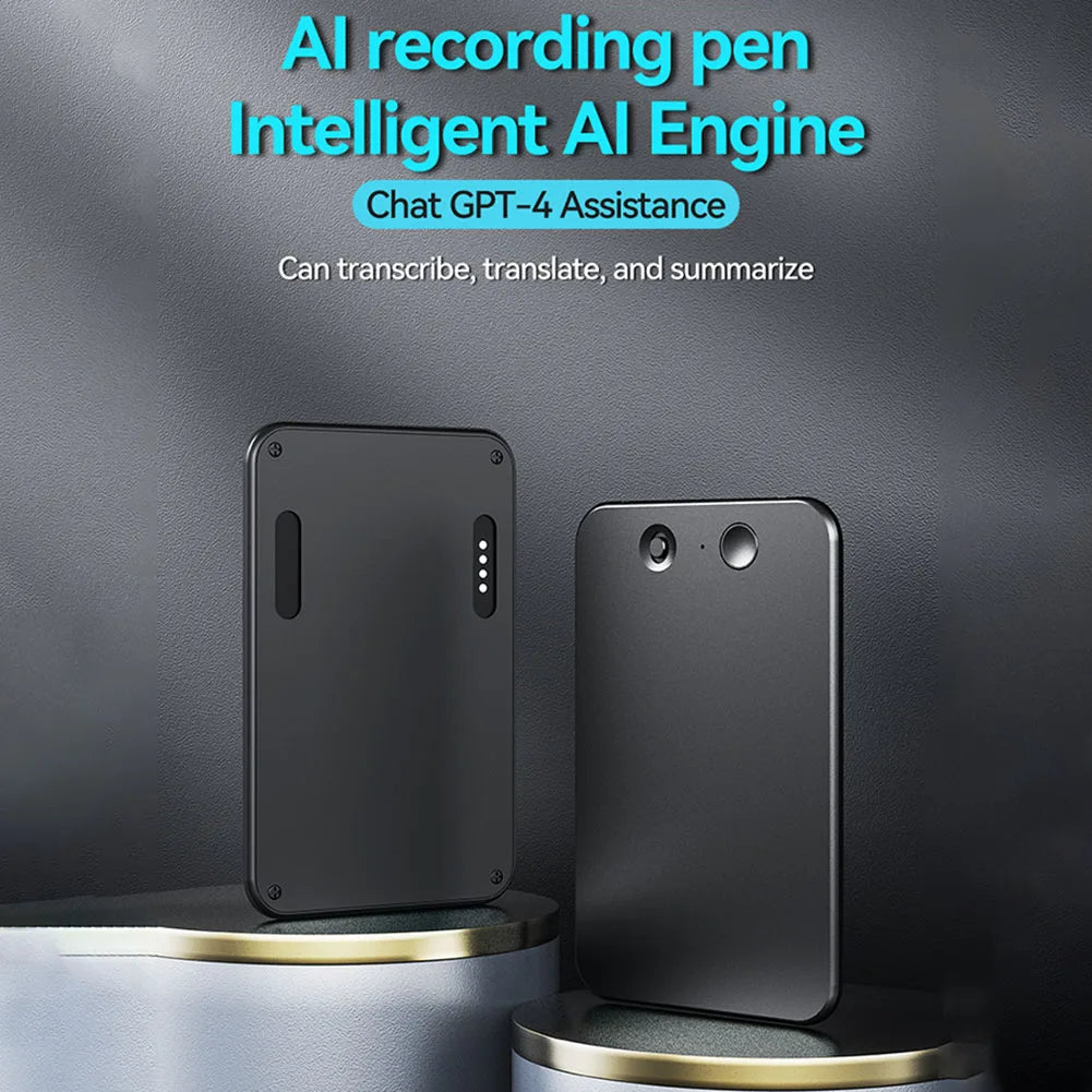 AI-Powered ChatGPT 4o Smart Voice Recorder with Advanced Noise Reduction & Real-Time Translation in 59 Languages